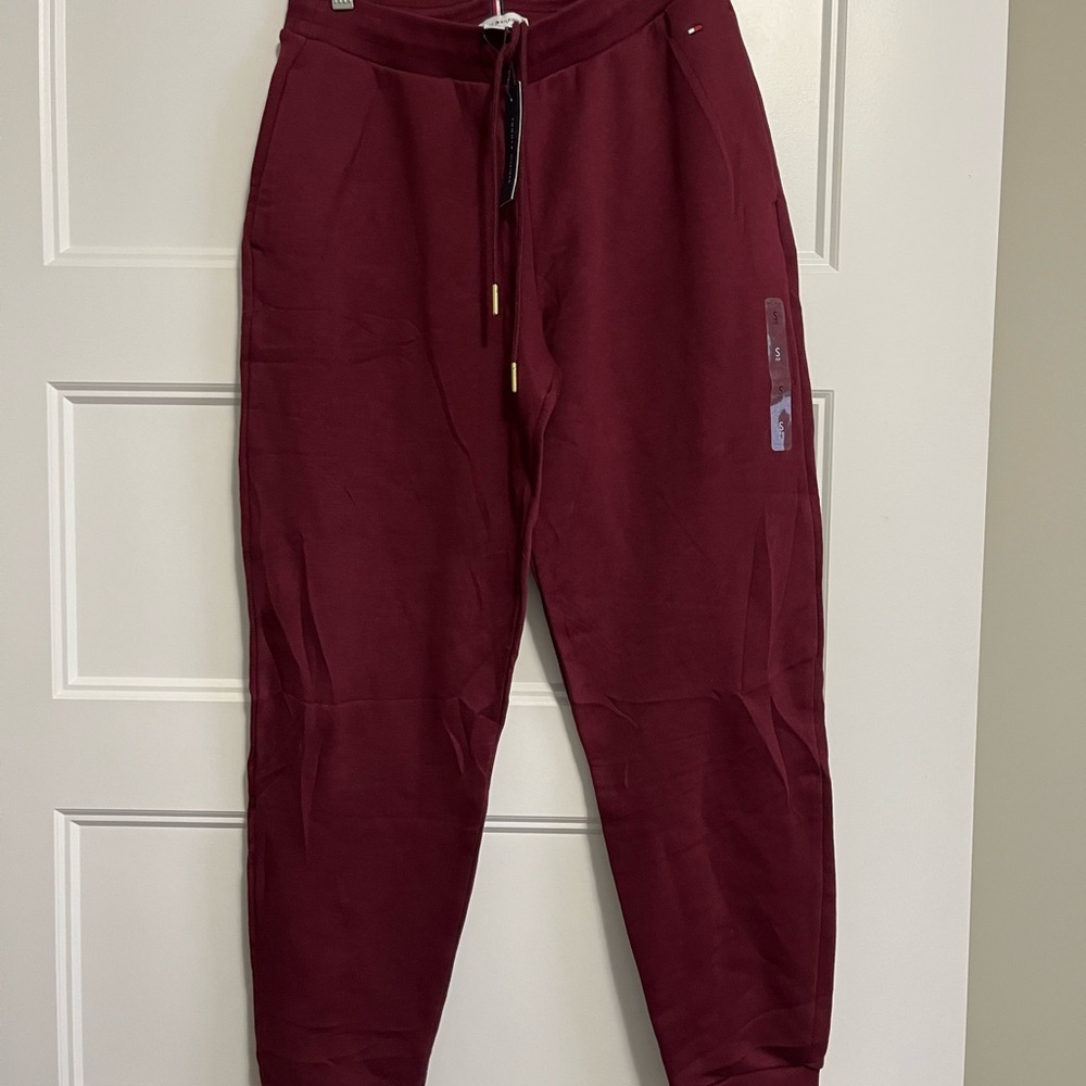 Tommy Hilfiger Drawstring Cord Solid Joggers (S)